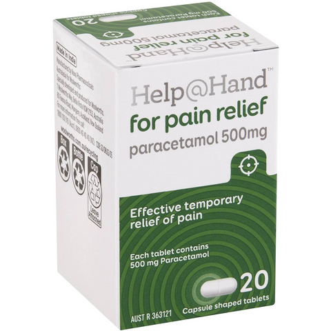 Help@hand Paracetamol Tablets 20 Pack