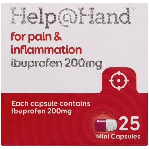 Help@hand Ibuprofen Mini Capsules 25 Pack