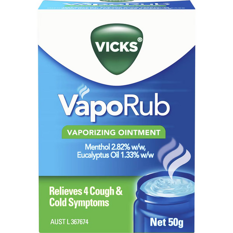 Vicks Vaporub Decongestant Rub 50g