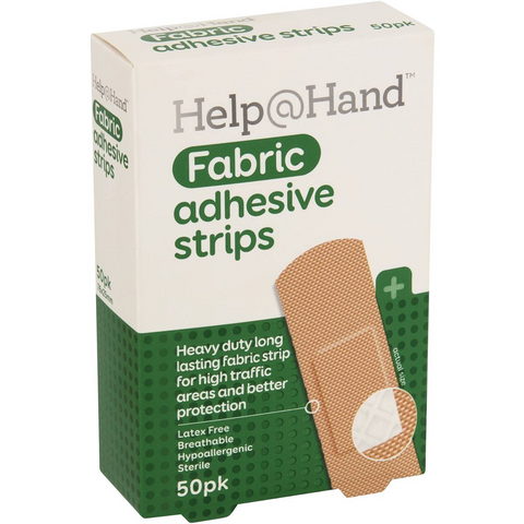 Help@hand Bandaids Fabric Strips 50 Pack