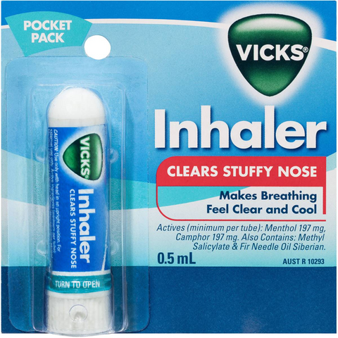 Vicks Nasal Decongestant Inhaler 0.5ml