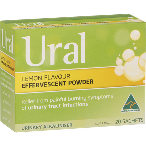 Ural Sachets Effervescent Powder 4g X20 Pack