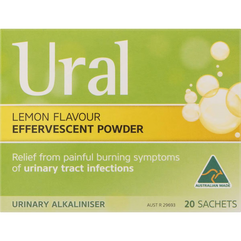 Ural Sachets Effervescent Powder 4g X20 Pack