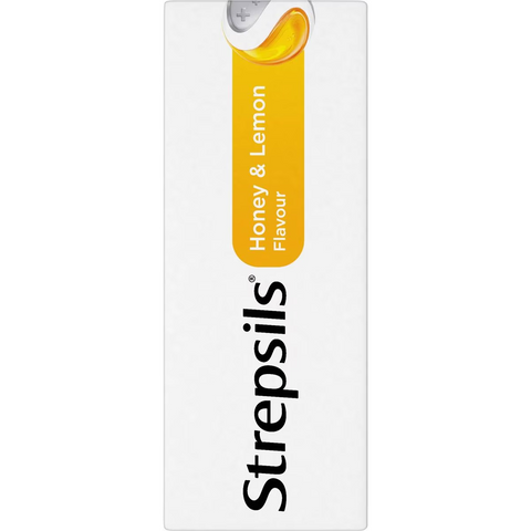 Strepsils Double Antibacterial Soothing Throat Lozenge Honey & Lemon 36 Pack