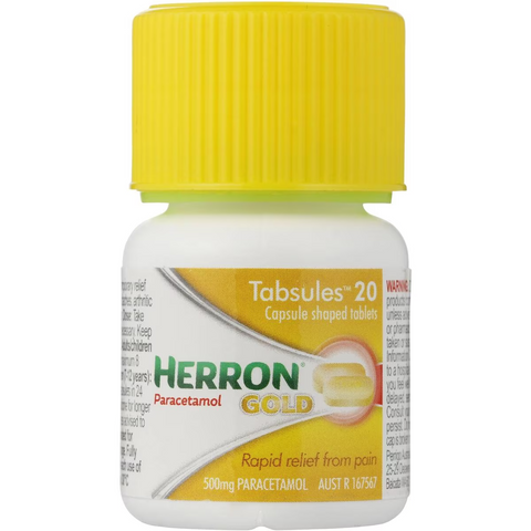 Herron Gold Paracetamol Tabsules 20 Pack