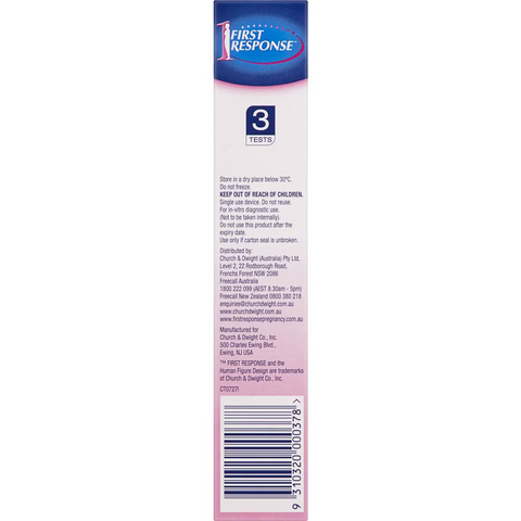 First Response Pregnancy Test Instream Test 3 Pack