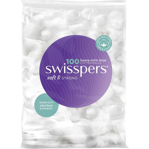 Swisspers Cotton Balls Extra Large 100 Pack