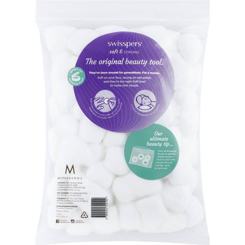 Swisspers Cotton Balls Extra Large 100 Pack