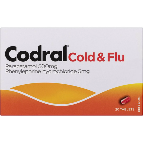 Codral Cold & Flu Tablets 20 Pack