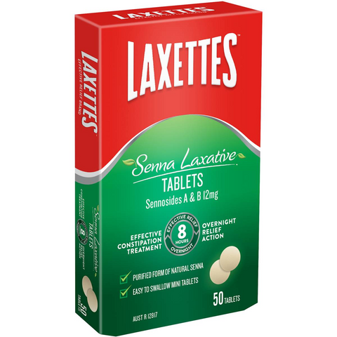 Laxettes Senna Laxative Tablets 50 Pack