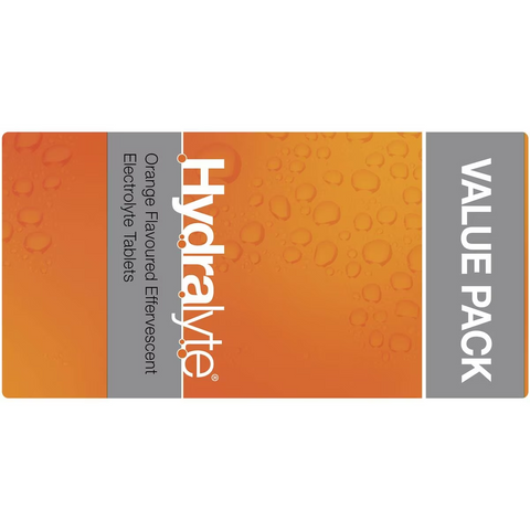 Hydralyte Orange Effervescent Tablets 40 Pack