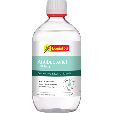 Bosisto's Antibacterial Solution Eucalyptus & Lemon Myrtle 500ml