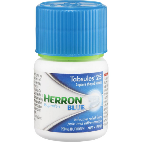 Herron Blue Ibuprofen Tabsules 25 Pack