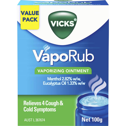 Vicks Vaporub Decongestant Rub 100g