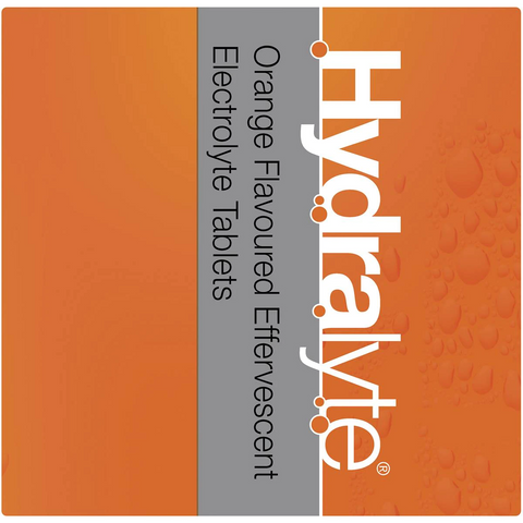 Hydralyte Effervescent Electrolyte Tablets Orange 10 Pack