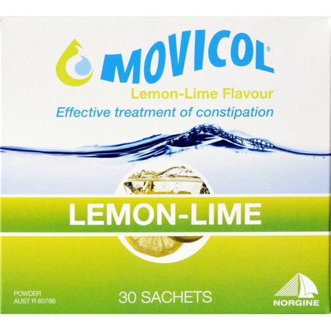 Movicol Laxative Lemon Lime Sachets 30 Pack