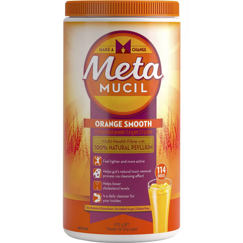 Metamucil Orange Smooth Fibre Powder 114 Doses 673g