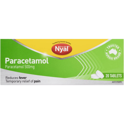 Nyal Paracetamol Tablets 20 Pack