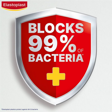 Elastoplast Heavy Fabric Extra Tough Waterproof Plasters 16 Pack