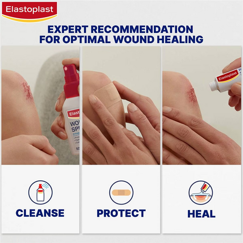 Elastoplast Heavy Fabric Extra Tough Waterproof Plasters 16 Pack