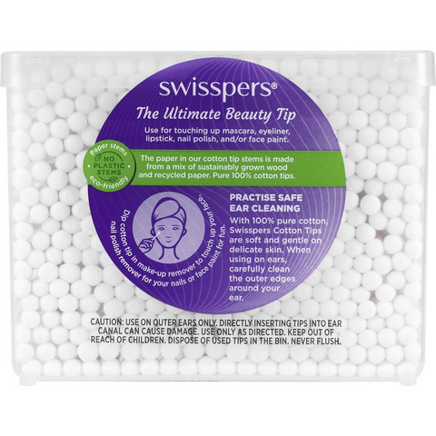 Swisspers Paper Cotton Stems 400 Pack