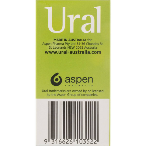 Ural Effervescent Powder Sachets Cranberry 20 Pack