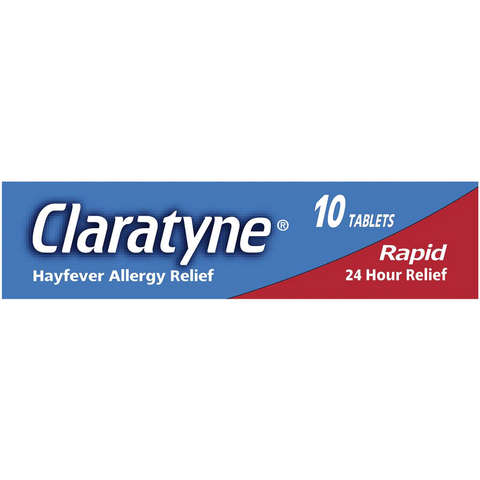 Claratyne Hayfever Allergy Relief Antihistamine Tablets 10 Pack