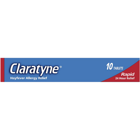 Claratyne Hayfever Allergy Relief Antihistamine Tablets 10 Pack