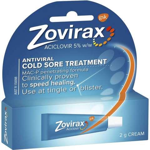 Zovirax Cold Sore Cream 2g