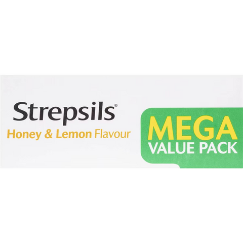 Strepsils Soothing Sore Throat Lozenges Honey & Lemon 48 Pack