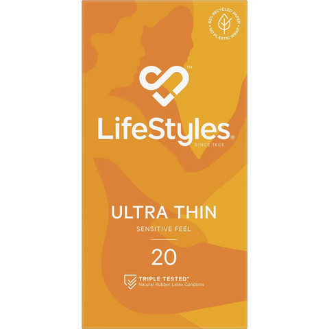 Lifestyles Condoms Ultra Thin 20 Pack