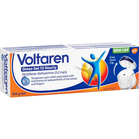 Voltaren Osteo Gel 12 Hourly Long Lasting Gel 100g