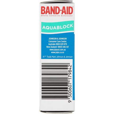 Band-aid Waterproof Aquablock Sterile Strips 40 Pack