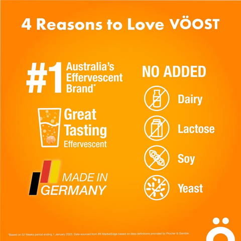 Voost Hydrate & Electrolyte Tablets Orange Flavour 20 Pack