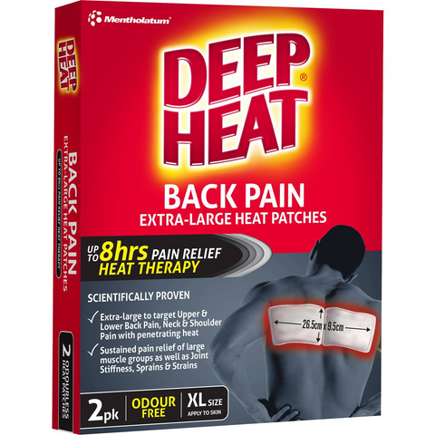 Deep Heat Back Patch 2 Pack