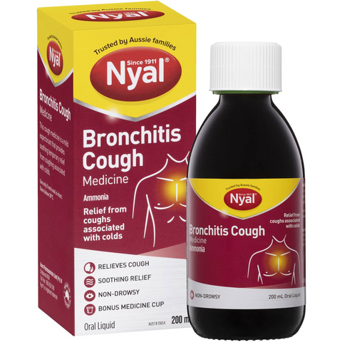 Nyal Cough Syrups Bronchitis Mix 200ml