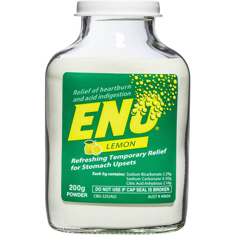 Eno Fruit, Salt Lemon Heartburn & Acid Indigestion Relief Powder