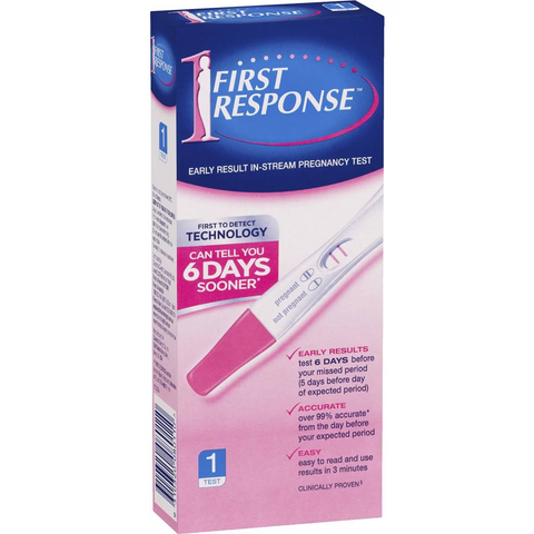 First Response Pregnancy Test Stream Each