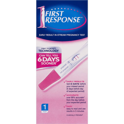 First Response Pregnancy Test Stream Each