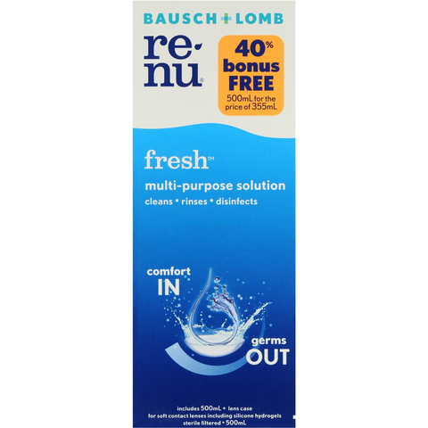 Bausch + Lomb Renu Fresh Multi-purpose Solution 500ml