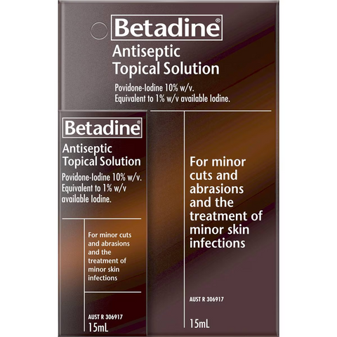 Betadine Antiseptic Topical Solution Liquid 15ml