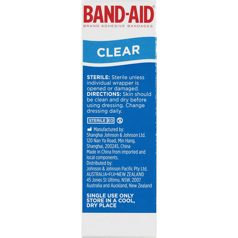 Band-aid Clear Strips 40 Pack