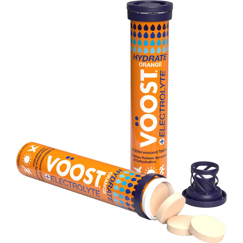 Voost Hydrate Orange + Electrolyte Effervescent Tablets 40 Pack