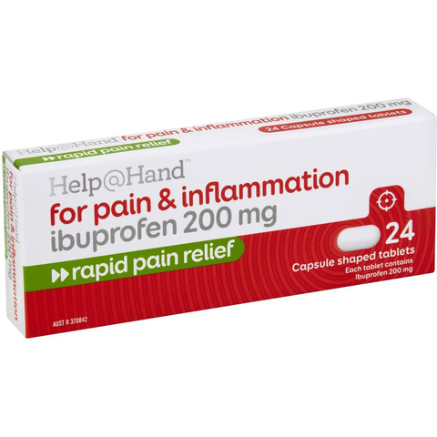 Help@hand Ibuprofen Rapid Caplets 24 Pack