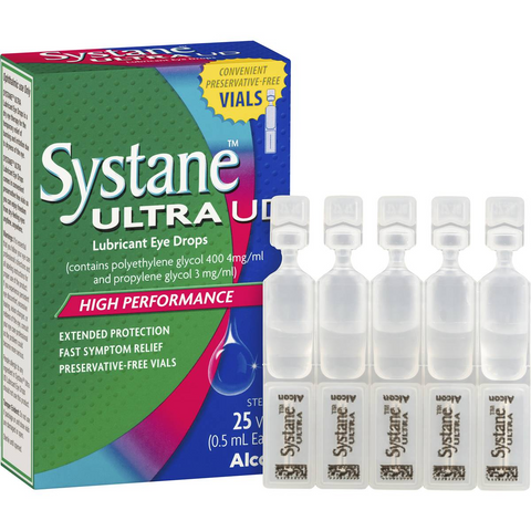 Systane Ultra Ud Lubricant Eye Drops 25 X0.5ml