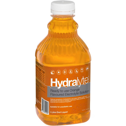 Hydralyte Electrolyte Solution Orange 1l