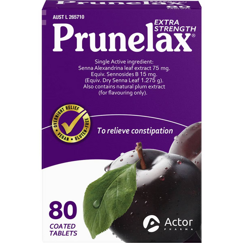 Prunelax Extra Strength Tablets 80 Pack