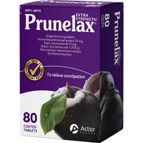 Prunelax Extra Strength Tablets 80 Pack