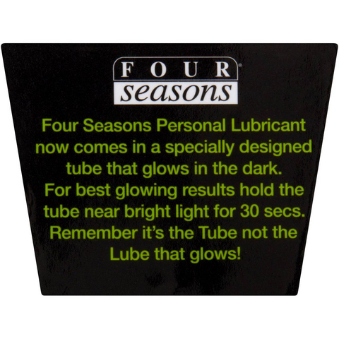 Four Seasons Lubricants Glow In The Dark Tube 100ml