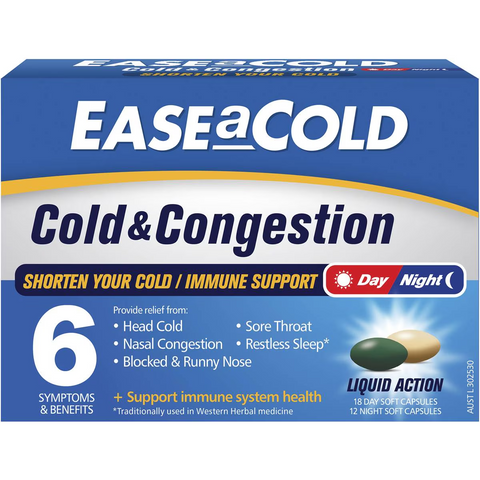 Easeacold Tablets Day & Night 30 Pack